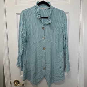 Soft Surroundings Sasha Striped Tunic Size Large